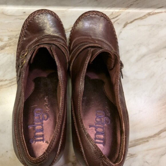 Indigo by Clarks Leather Slip On Rocker Heel - Picture 7 of 7